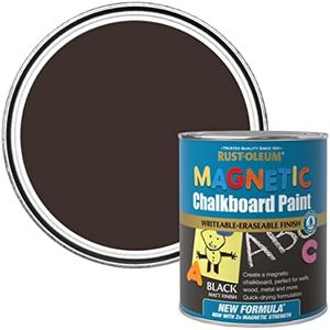 Rust-Oleum 750ml Water-Based Magnetic Chalkboard Paint - Black