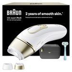 Braun IPL Silk·Expert Pro 5, at Home Laser Hair Removal, Permanent Hair Reduction, with Pouch, Venus Razor, 2 Attachment Heads, PL5251