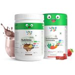 Little Joys Immunity Boosting Kit | 2-6 years | For 2X Immunity & Growth | With Ragi, Bajra, Vitamin A, C, D3, B12, Zinc & DHA | With Nutrimix (350g) & Multivitamin Gummies (30N)