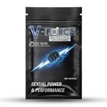 V-Force 20 Pills 100mg - Boosted Stamina & Performance for Men - Stronger, Harder & Enhanced Firmness - Natural Male Food & Herbal Supplement for Prolonged Results