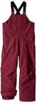 Burton Kids' Skylar Bib Snow Pant, Sangria, Small