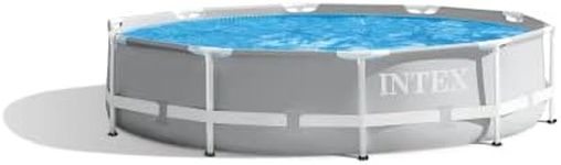 Intex 26701EH 10ft x 30in Prism Frame Above Ground Swimming Pool with Pump