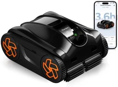 (2025 Upgrade) iGarden Pool Cleaner K36, Cordless Pool Vacuum Robot for Inground & Above Ground Pools, Smart Navigation, 220 Min Runtime, Touchscreen, Self-Parking, Cleans Floor, Wall & Waterline