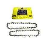 Saw Chains Chainsaw Chain for 8 Inch, Pitch 3/8", Sprocket Thickness 1.3mm, 33DL, Blade Compatible with Oregon Bosch Dolmar Hitachi Echo Einhell Makita Husqvarna ect (3/8" 050 33DL)