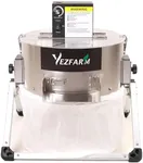 YEZFARM Electric 16 Inch Bud Leaf Bowl Trimmer Machine,Wet Dry Hydroponic Cutting Machine,Stranded Flower Rotary Cut for Hydroponic Plant Bud and Flower,Sharp Stainless Steel Blade, Silver