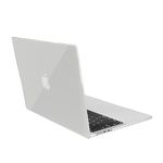 kwmobile Crystal Case Compatible with Apple MacBook Air 15 2023 M2 (A2941) - Elegant Lightweight Laptop Cover - Transparent