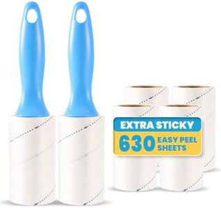 DailyBliss 630 Sheets Extra Sticky Lint Roller for Pet Hair, 2 Handles