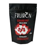 Fruiron Freeze Dried Whole Cranberries - 120 g (4.2 oz) | Pure Freeze Dried Fruit, No Additives, Product of Canada