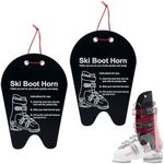 Ski Boot Horn - 3 Sizes Ski Boot Shoe Horn, Cuttable Plastic Shoe Horn For Ski Snowboard Boots, Makes Putting On Ski Or Snowboard Boots Easier, Shoe Helper Tool For Skiers Of All Ages (2 Pack × M)