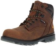 WOLVERINE Men's I-90 Waterproof Composite-Toe 6" Construction Boot, Brown, 8