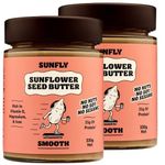 SUNFLY Smooth Sunflower Seed Vegan Butter, High In Protein, No Nuts, No Soy, No Palm Oil, Rich in Vitamins and Minerals (2x330G)