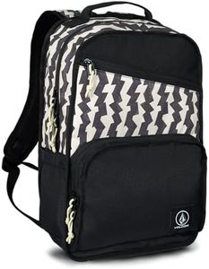 Volcom Hardbound Backpack, Black/White, One Size, Hardbound Backpack