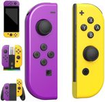 GLOWANT Replacement for Switch Controllers,Left and Right Gamepad Compatible with Nintendo Switch/OLED/Lite,with 6-Axis Gyro,Wake-up,Vibration and Joystick