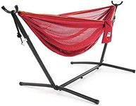 Vivere C9MESH-46 Hammock with Stand, Peach and Punch