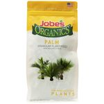 Jobe's Organics Palm Tree Fertilizer with Biozome, 4-2-4 Organic Fast Acting Granular Fertilizer for All Palm Plants, 4 pound bag