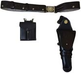 warreplica US1912 .45 1911 Pistol Holster with Belt & Double Mag. Pouch Set (LEFT HAND) - Reproduction