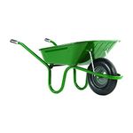 Haemmerlin 1041G Original Green 90 L Wheelbarrow with Pneumatic Tyre