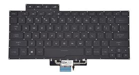 Replacement Keyboard for ASUS ROG Zephyrus G14 GA401 GA401I GA401IV GA401Q GA401QM GA401U Series Laptop, Zephyrus G14 Replacement Keyboad wih Backlit US Layout 8037B0169701