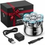 Swissker by Swissklip SK8 PRO X Magnetic Hair & Beard Shaver for Men, Head Shavers for Bald Men, USB C Charging