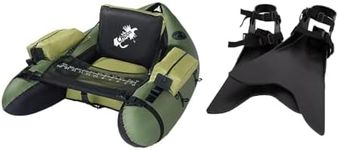 Pro 3000 Fishing Float Tube + Elite Wading Fins