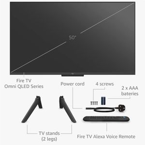 Amazon Fire TV 50" QLED 4K Smart TV – Ultra HD Streaming Display