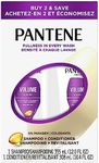 Pantene Sheer Volume 72 HR Fullness Shampoo & Conditioner Dual Pack, Shampoo 355 mL & Conditioner 308 mL, 663 mL Total (Pack of 2)