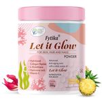 FYTIKA HEALTHCARE PRODUCTS Let It Glow Collagen Supplement For Men&Women L- Glutathione,Vitamin C,Sesbania Agati Extract Promotes Healthy Skin,Hairs And Nails(Pineapple Powder,Pack Of 1)