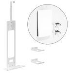 Console Holder Wall Mount for PS5: White Gaming Stand for PlayStation 5 and 2 Controller Stand Kits