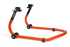 Explore Dismantle Premium Universal Paddock Standwith Swingarm L Supports for All Bikes Upto 300kgWeight (Comes with 5 Year Frame Warranty- Orange) (Orange Black Dual Tone)