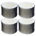 HWF62 Humidifier Filter for Holmes - Letter A, Filters Compatible with Holmes, Sunbeam and Bionaire Cool Mist Humidifiers, 4-Pack