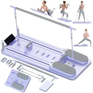 CroyVine Pilates Board-Pilates Reformer Set,Multi-Purpose Portable Pilates Reformer Machine Home Pilates Kit for Home Workout,Fitness, Exercise,Abs,Core Equipment
