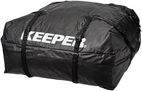 Keeper 11 Cubic Feet Weatherproof Rooftop Cargo Bag, Rooftop Cargo Carrier Bag, for All Vehicle Roof Racks