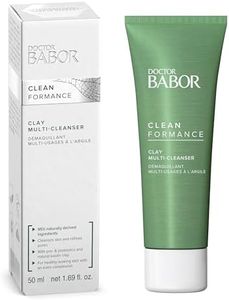 DOCTOR BABOR CLEANFORMANCE Clay Multi-Cleanser for All Skin Types, Mild Cleanser and Mask, Pre- / Probiotic Complex, Vegan Formula, 1 x 50 ml