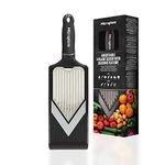 Microplane Adjustable V-Blade Slicer with Julienne Feature Stainless Steel/Black