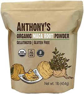 Anthony's Organic Maca Root Powder, 1 lb, Gelatinized for Enhanced Bioavailability, Gluten Free & Non GMO (Pack of 1)