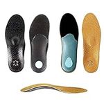 2 Pairs Plantar Fasciitis Arch Support Insoles with Metatarsal Pad Heel Cushion , Shoe Inserts for Men and Women - Orthotic Inserts - Flat Feet Heel Spur Pain Relief Shoe Inserts,S(Men 5.5-7 /Women 7-8.5)