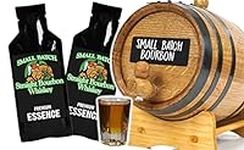 Small Batch Bourbon Whiskey Making Bootleg Kit w/Chalkboard & Book- Thousand Oaks Barrel Co. – Make & Age Spirits in an Oak Cask Keg- Best Father’s Day Gift Ever (5L)