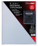 Ultra Pro 9" X 11-1/2" Program Toploader 10ct