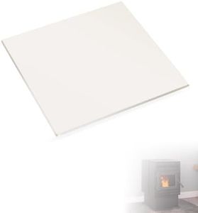 ULXIOM High-Temperature Ceramic Glass 9” x 9”, 1380°F Rated, 3/16" Thick Wood Stove Replacement Panel for Fireplace Inserts, Pellet Stoves, and Wood Burning Stove Doors