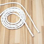 Extra Heavy Sausage/Rope Lead Beads Weight Cord Rope Curtain Accessories for Light Weight Sheer Curtain Drapes Fabrics Weighted Tape Cording DIY Fabric Covered,5 Yard (150g Per Yard)