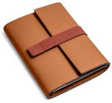 Wanderings Refillable A5 Leather Planner- Premium 6 Ring Binder Cover - Filofax Compatible, Full Grain Leather Organizer- with 52 Week Undated Planner, 7x9" / 18x23 cm (Caramel)