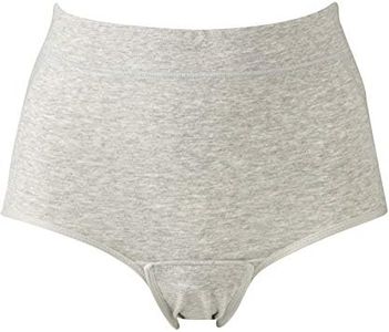 Wacoal MPQ759 Women's Underwear, Puerta Panties, Open Closure, Postpartum, GY/Grey, L