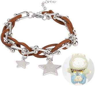GGBOVVO Doll Necklace Charm Accessories For 17cm Dolls, Punk Style Necklace Suitable For Doll Figurines.9-inch doll necklace，bracelet