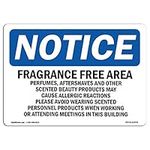 OSHA Notice Sign - Fragrance Free A