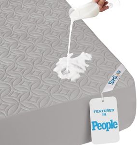 BEDLORE Waterproof Mattress Protector, California King Size Mattress Pad
