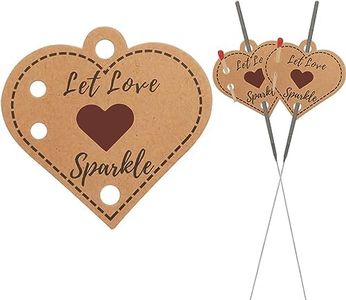 100 Heart Shaped Kraft Paper Wedding Labels for Sparklers, Metallic Sparkler Sleeves with Match Striker Strips for Anniversary Parties Graduation Birthday Engagement Event