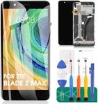 Screen Replacement for ZTE Blade Z Max Z982 / ZMax Pro 2 / Sequoia 6.0" LCD Display Touch Digitizer Panel Full Assembly (Black with Frame)