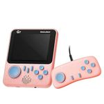 ELECRANGE G7 Retro Handheld Game Console - 666 Classic Games in 1 | 3.5'' Big Screen | TV Output & External Remote for 2-Player Mode | Portable Gaming Console (Assorted Colors)