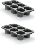 Monfish 2PCS Deep Jumbo Muffin Pan 