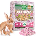 SMALL PET SELECT - Natural Paper Bedding with Real Rose Petals, 56L